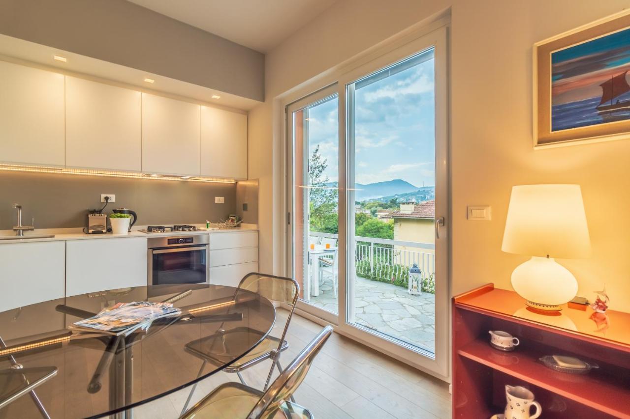 Casa Brigitte Comfort, Vista E Parcheggio Zoagli Exteriör bild